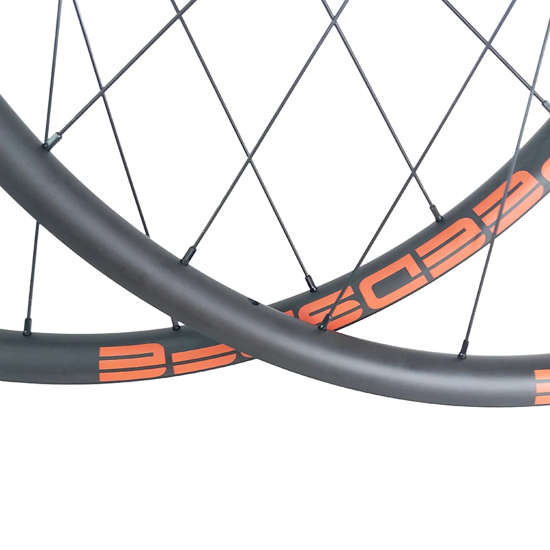 1200g 29er MTB XC 30 мм Асимметричные карбоновые колеса 22 Глубокий 29in клинчерная
