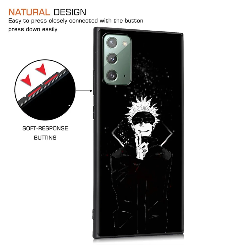 

Jujutsu Yuji Phone Shell For Samsung Note 20 Ultra 10 9 8 Lite Plus F41 M31 Prime M51 M31 M30s M21 M11 M01 Silicone Fundas