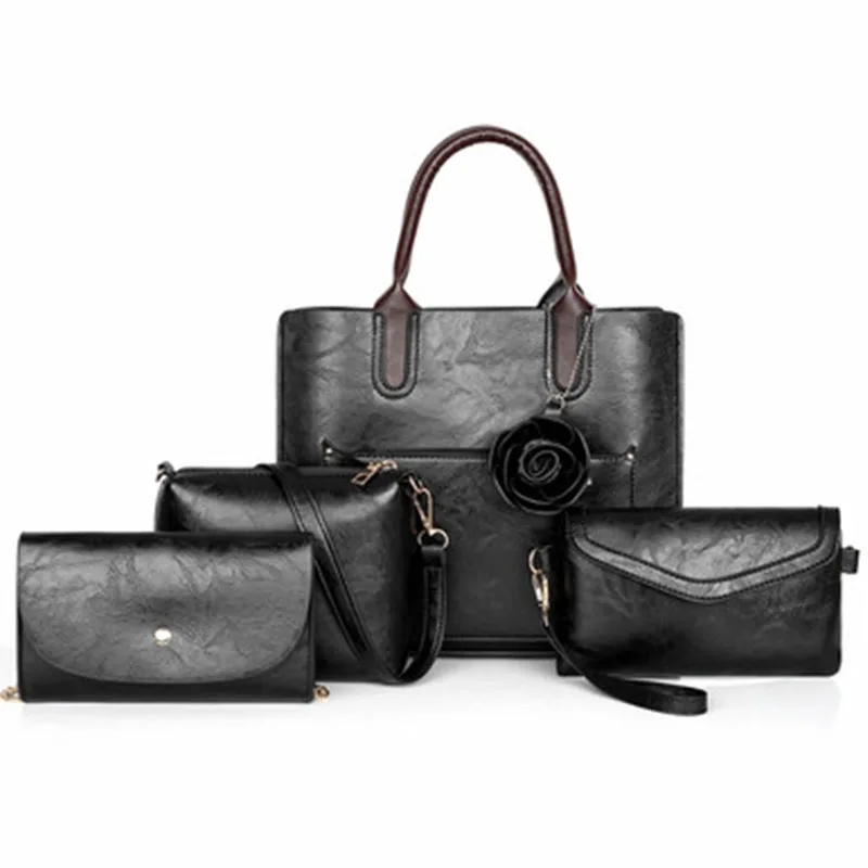 Новый 4 шт./компл. Для женщин композитные сумки Высокое качество дамы Сумки