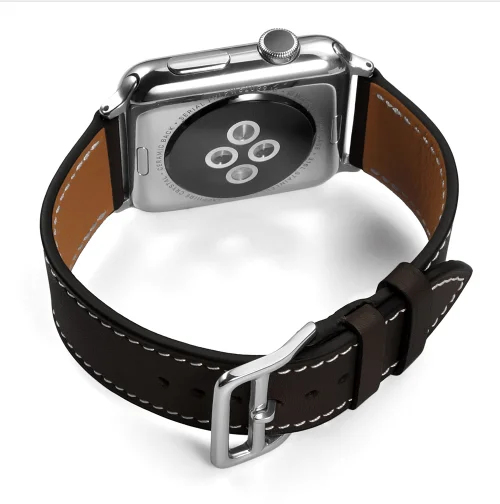 Ремешок из натуральной кожи для iWatch 5 4 3 2 1 сменный ремешок с классической пряжкой для часов Apple Watch 42 мм 38 мм 40 мм 44 мм