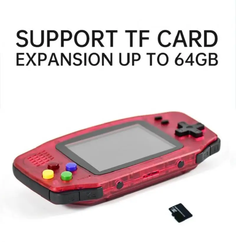 POWKIDDY A30 Handheld Console 2.8 Inch IPS HD Screen Built-in 4000+ Games Support Add ROM GBA Retro Kids Gifts | Электроника