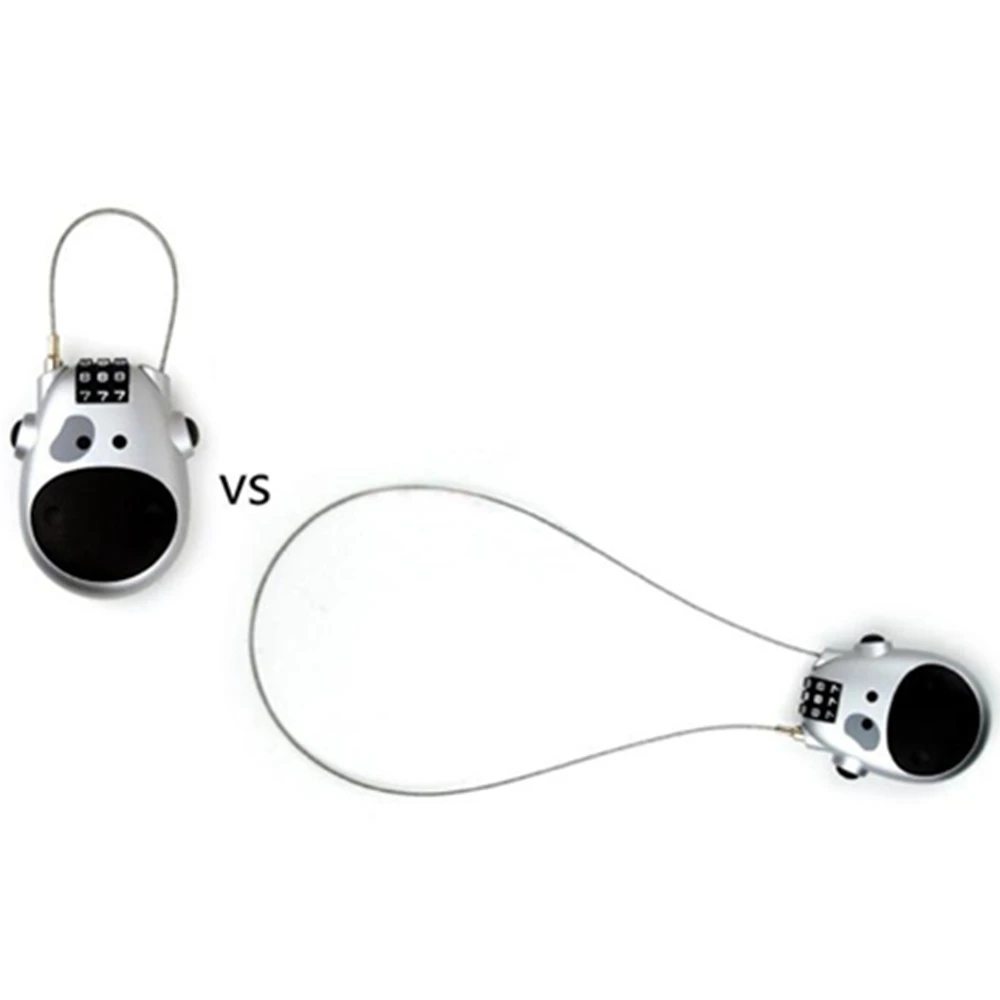 Механический замок с паролем Портативный Регулируемый чемодан из стальной