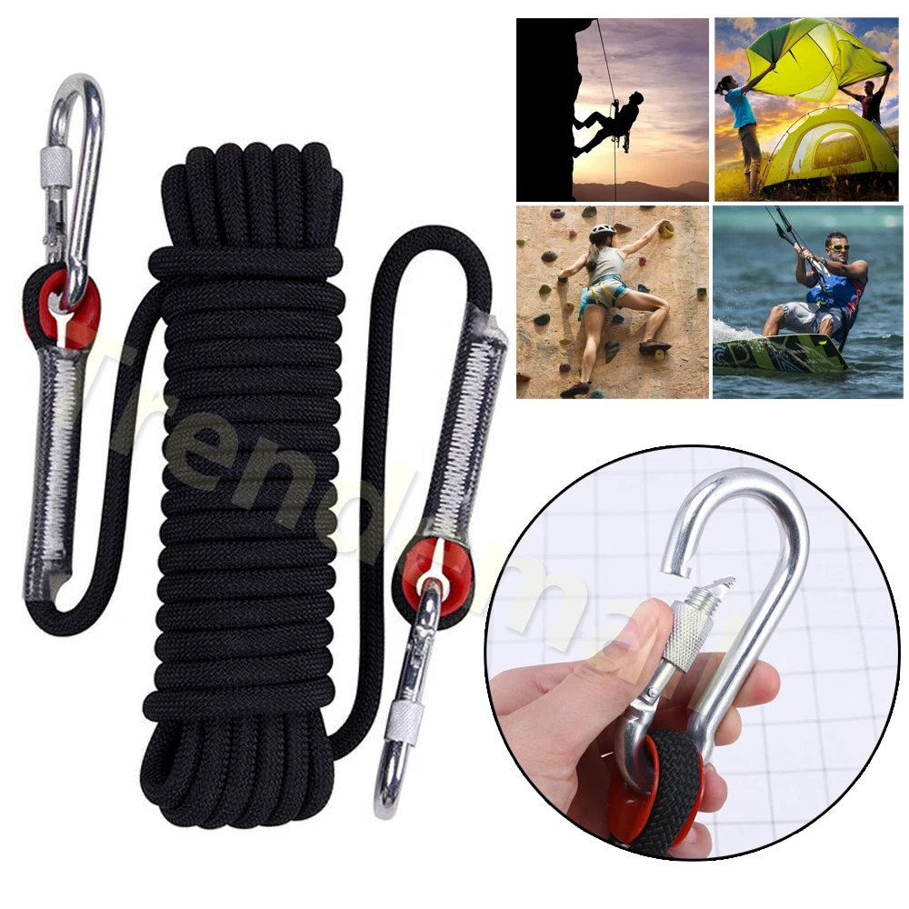 10 м мм толщина для скалолазания на дереве безопасная веревка вспомогательное