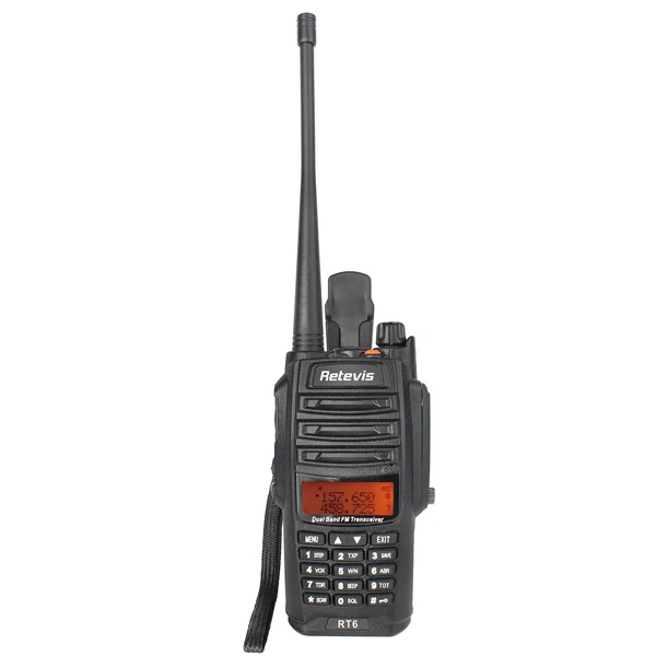 10 шт. IP67 водонепроницаемая рация Retevis RT6 VHF UHF Двухдиапазонная 5 Вт 128CH 1800 мАч сканирование FM Профессиональное двухстороннее радио+ кабель