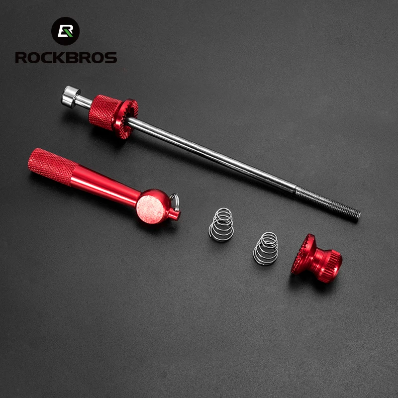 RockBros замок переднего колеса велосипеда Сверхлегкий противоугонные шампуры