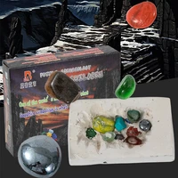 diy mining crystal pirate treasure gems archaeology childrens puzzle exploration excavation baby toy brinquedos infantil jouet