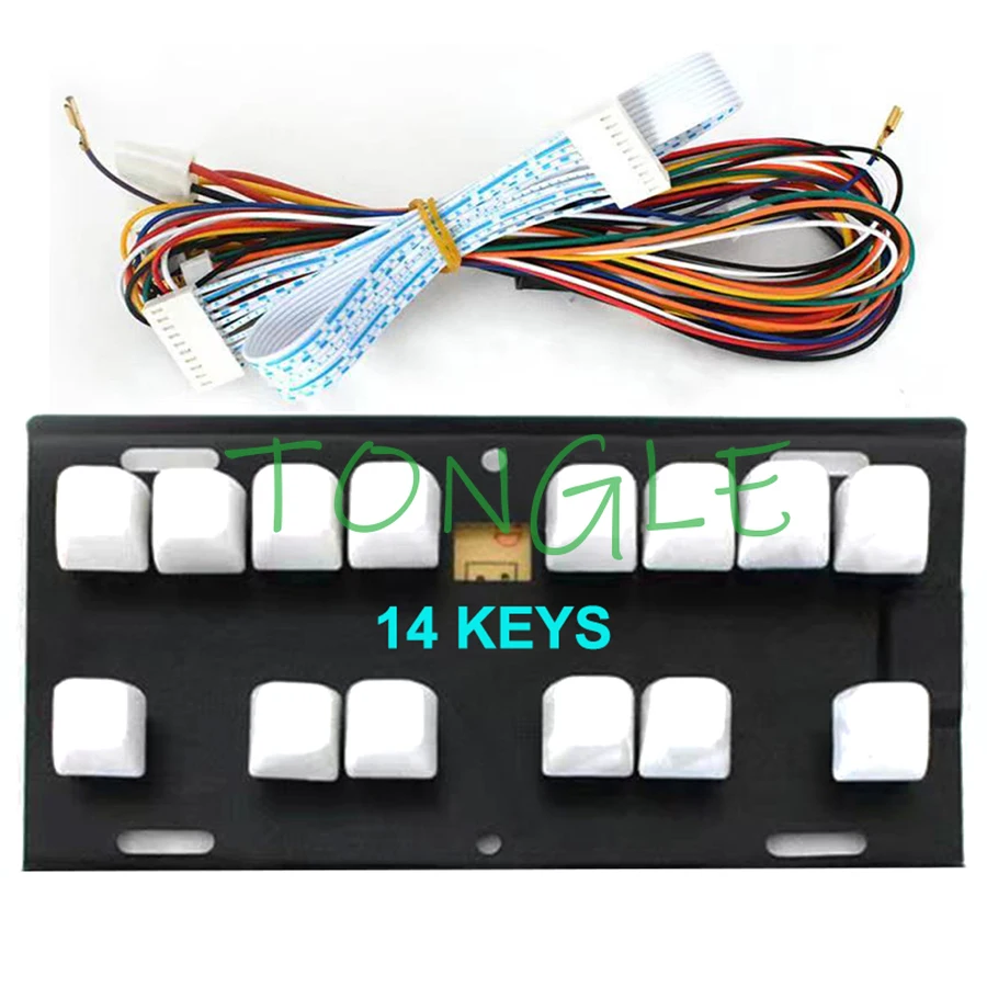 

1 Pcs Keyboard for Fruit Cocktail/fruit King/ Mario WOLF 2 Game PCB for Wolf 2/Casino/Slot Game Board for Arcade Game Machine