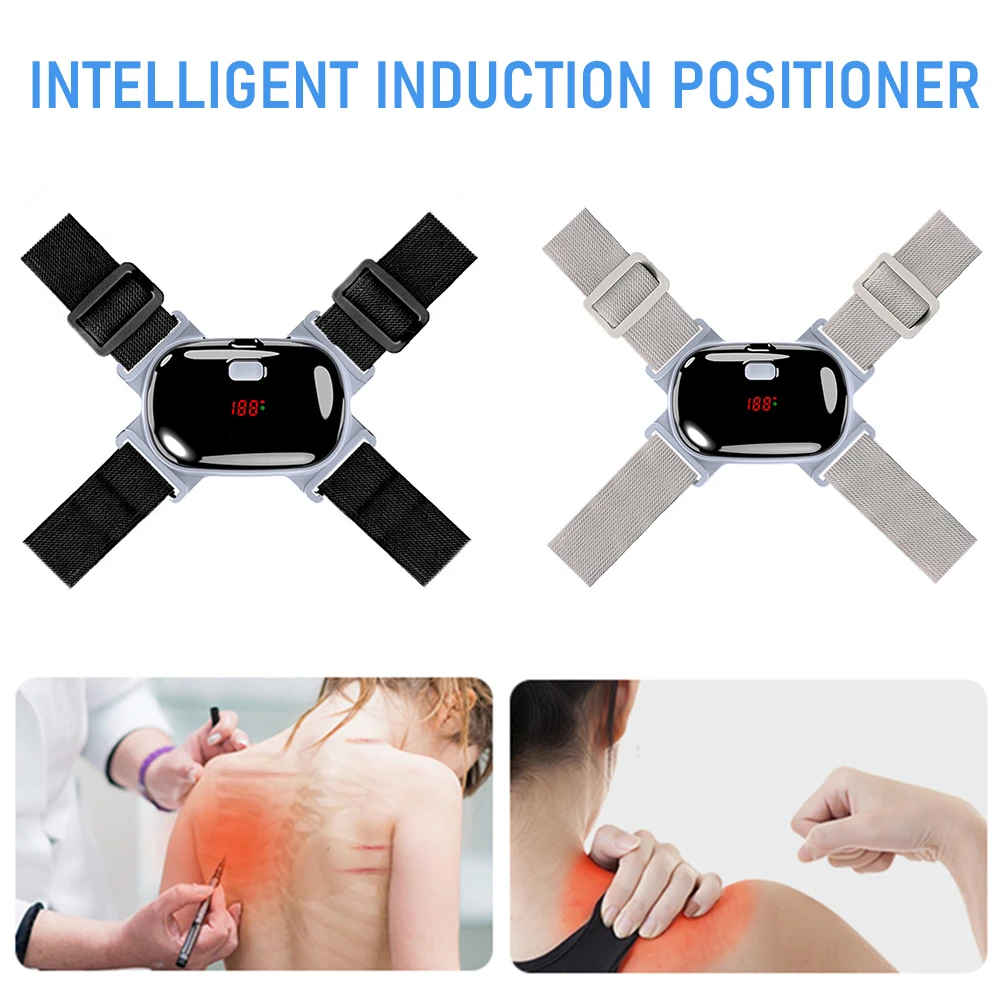 Умный Корректор осанки на спине пояс для тренировки плеч Интеллектуальный ЖК