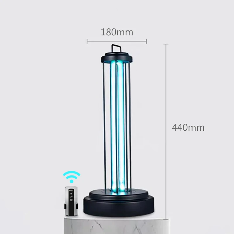 

110V/220V Remote Control Ultraviolet Germicidal Lamps for Home Desinfection UV 38W UVC Lamp Sterilizer Ozone Quartz UV Light