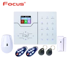 Английское французское меню ЖК-дисплей Rj45 Ethernet TCP IP сигнализация Система GPRS GSM Умный дом Охранная сигнализация с WebIE и App контроль