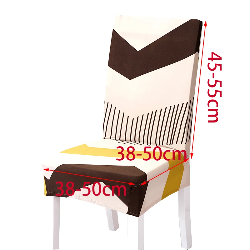 Эластичный чехол на стул из спандекса для столовой 1 шт.|Чехлы стулья| |