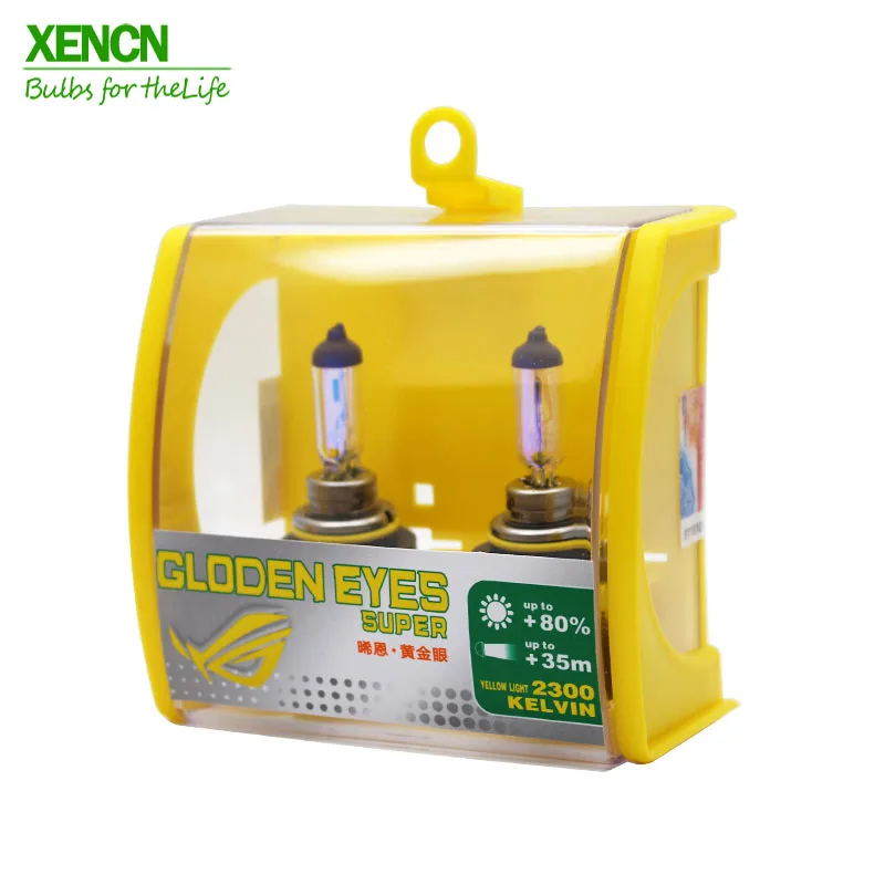 Ксеноновые Желтые Фары XENCN HB4 9006 12 в 51 Вт 2300 К противотуманные фары галогенные