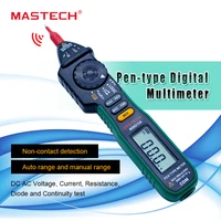 mastech ms8212a pen type digital multimeter multimetro dc ac voltage current tester diode continuity logic non contact voltage