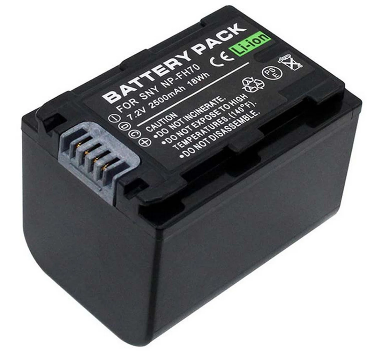 

Battery Pack for Sony DCR-SR190E, DCR-SR200E, DCR-SR210E, DCR-SR220E, DCR-SR290E, DCR-SR300E, DCR-SR300C Handycam Camcorder