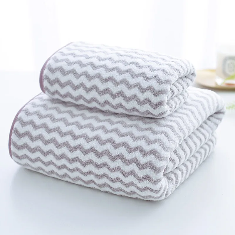2 шт./компл. набор полотенец из полиэстера для путешествий плавания с волнистым