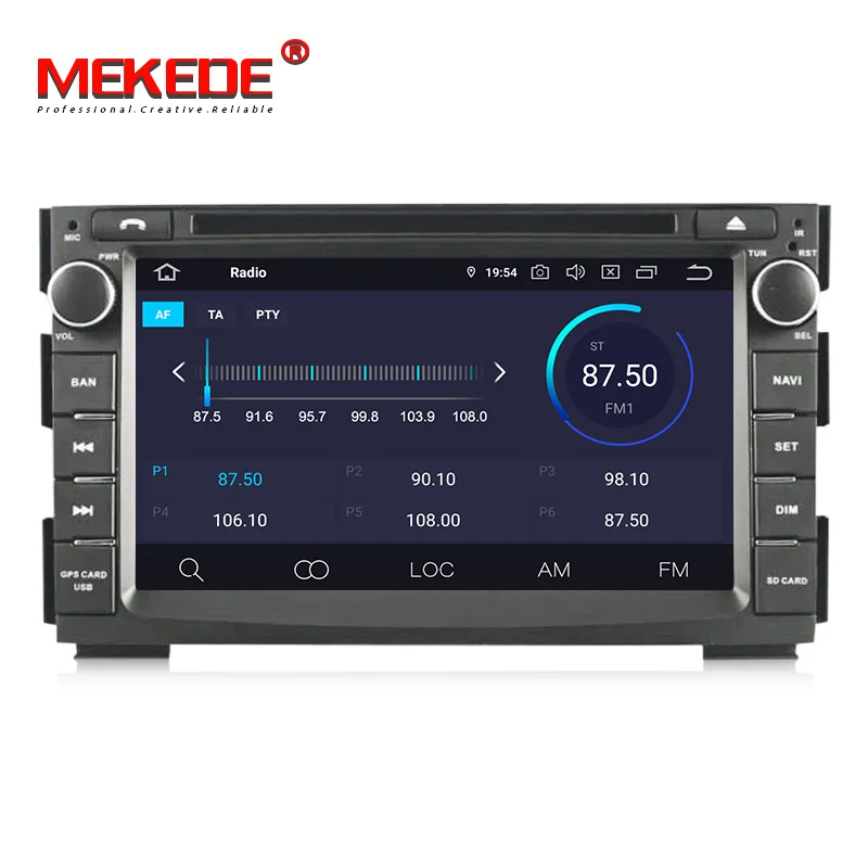 Android 9 0 8 ядерный Автомобильный мультимедийный DVD gps плеер для KIA Ceed 2009-2012 с 2din Авто
