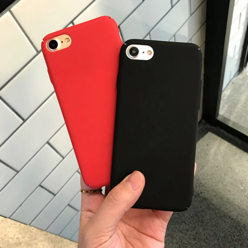 Простой Универсальный матовый однотонный Чехол для мобильного телефона iPhone X XS XR