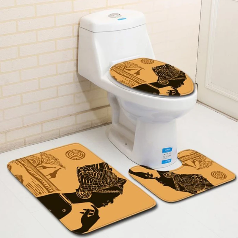 3 шт. набор Противоскользящих ковровых покрытий для ванной комнаты|Коврики
