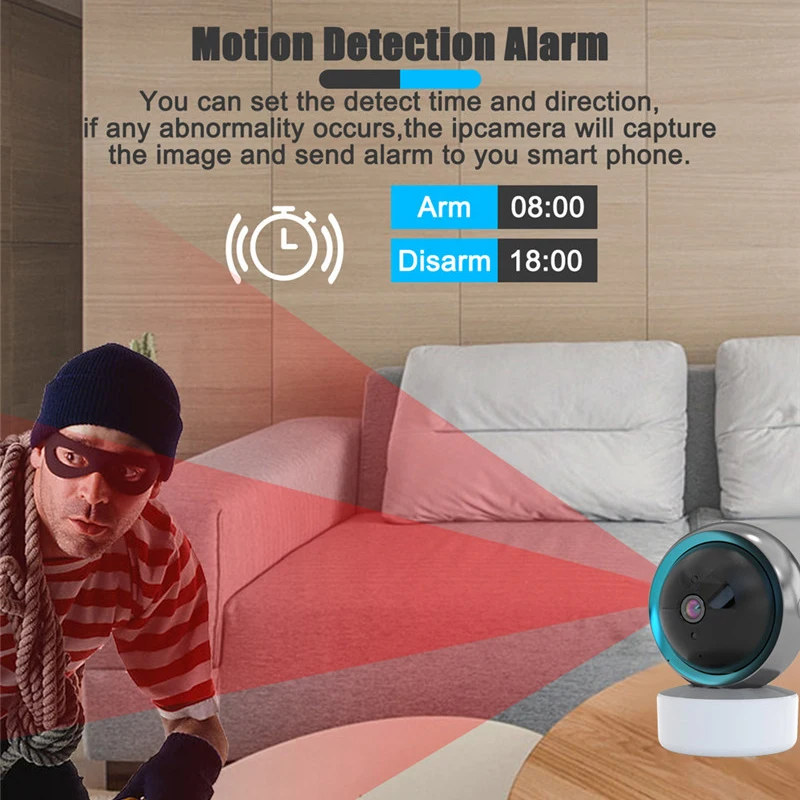 Tuya IP Camera WIFI Indoor 360 Dome Home Security Video Surveillance Night Vision Baby Monitor Mini CCTV |