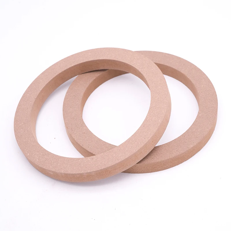 2PCS 15mm Thickness Car Stereo Speaker Spacer Wooden Mat Rings Audio Bracket 6.5 inch Truck Holder Adapter