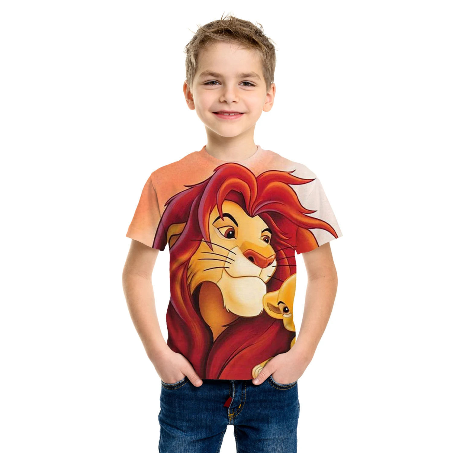 Новинка 2022 футболка с 3D принтом детская одежда футболки унисекс для мальчиков и