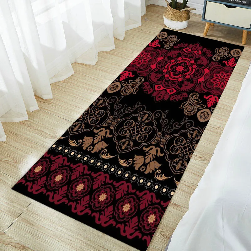 Новый Этнический классический Коврик для двери Нескользящие Коврики кухни
