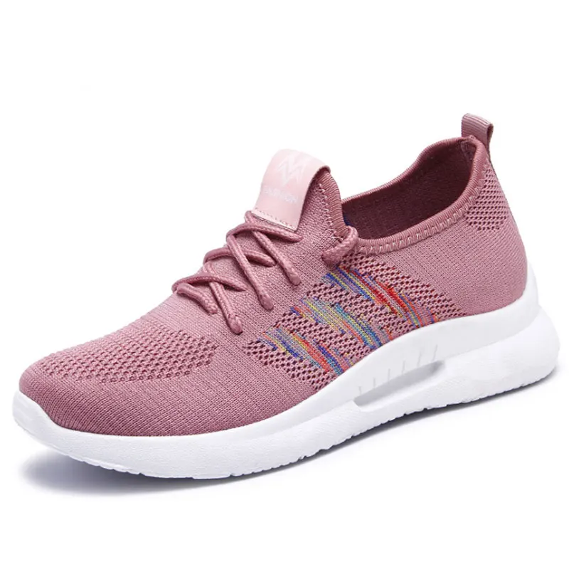 Модные женские кроссовки Модель 2020 года Женские на плоской подошве Обувь для