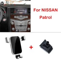 gps car smart cell phone holder air vent cradles mounts for nissan patrol y62 armada 2010 2011 2012 2013 2014 2019