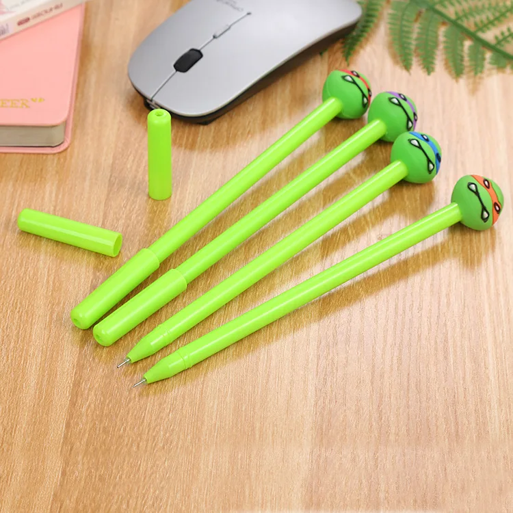 1 pcs/lot Creative kawaii ninja turtles gel pen stationery office material escolar papelaria school supplies Free shipping