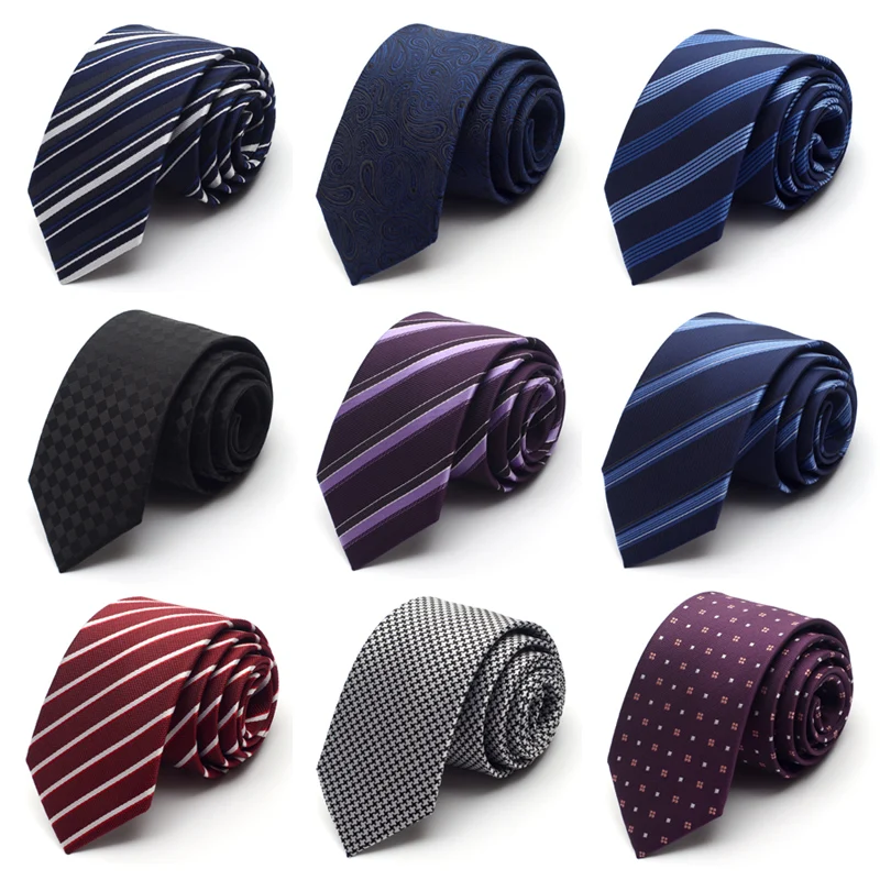 High Quality 2022 New Fashion Tie Business Formal Worker 7cm Stripe Wedding Ties for Men Designers Brand with Gift Box