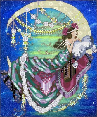 

25-MD-137（14CT） Embroidery Kits Needlework High Quality Beads Partial Crystal Beaded Cross Stitch Hobby & Crafts Beadwork