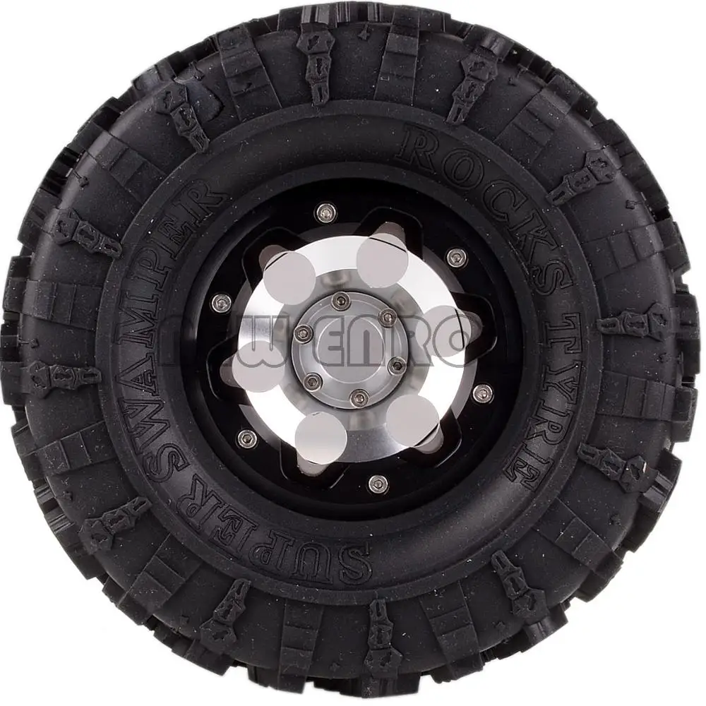Новые ENRON 4P алюминиевые 2 &quotBeadlock колеса и 132 мм шины для RC 1/10 модель гусеничный