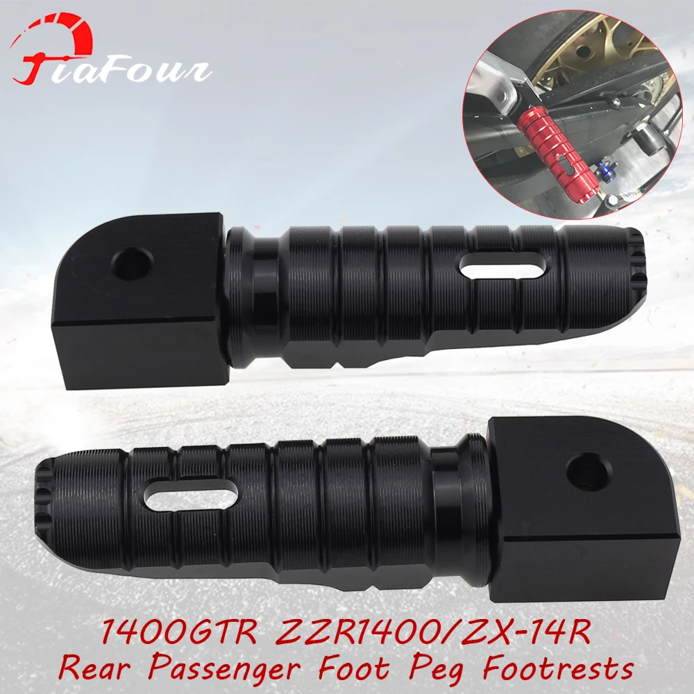 

Fit For 1400 GTR ZRX 1200 ZEPHYR 1100 ZEPHYRX ZZR 1400 ZX-14R Footrests Footpegs Foot Rests Pegs Rear Pedals Set Parts