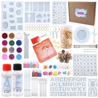 resin jewelry making starter kit silicone casting mold resin kits for beginners with molds and resin for jewelry making supplies