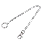 Длинный металлический кошелек, ремень, цепь, Рок Панк брюки, брюки-хипстер, Жан брелок, кольцо, зажим для ключей