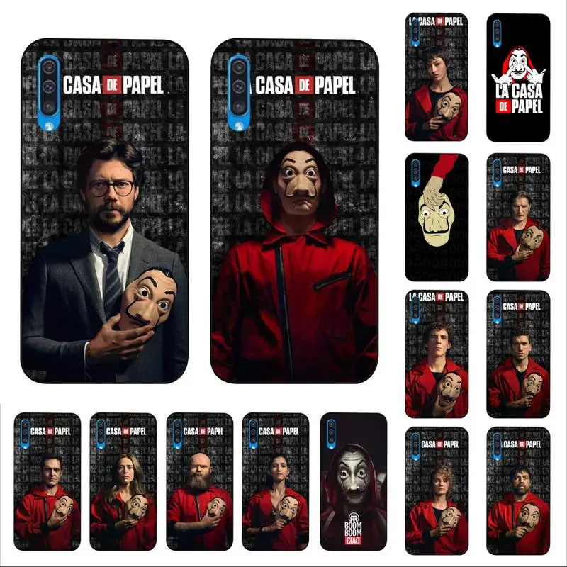 

YNDFCNB Money Heist House Paper TV-Show Phone Case for Samsung A30s 51 5 71 70 40 10 20 s 31 A7 A8 2018