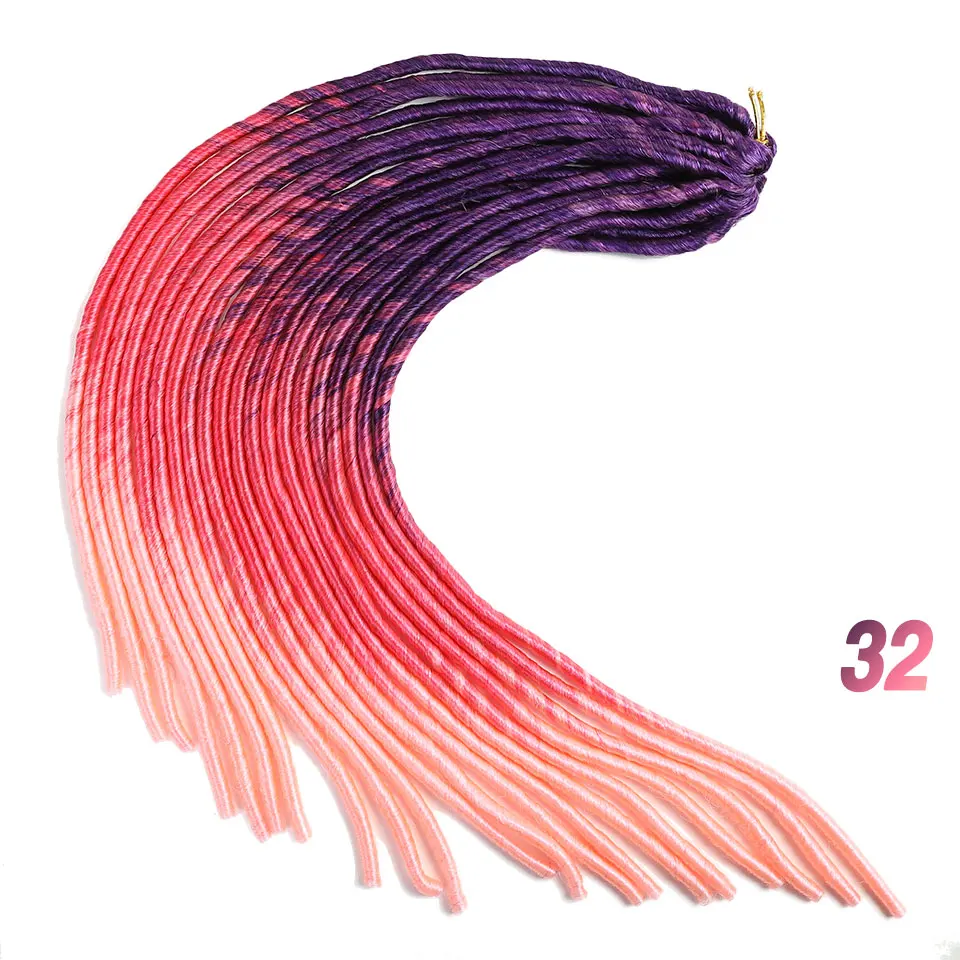 MUMUPI Goddess искусственные локоны в стиле Crochet волосы шелковистые пряди 20 дюймов мягкие натуральные дреды синтетические вязанные крючком косы волосы для наращивания - Цвет: P4/27