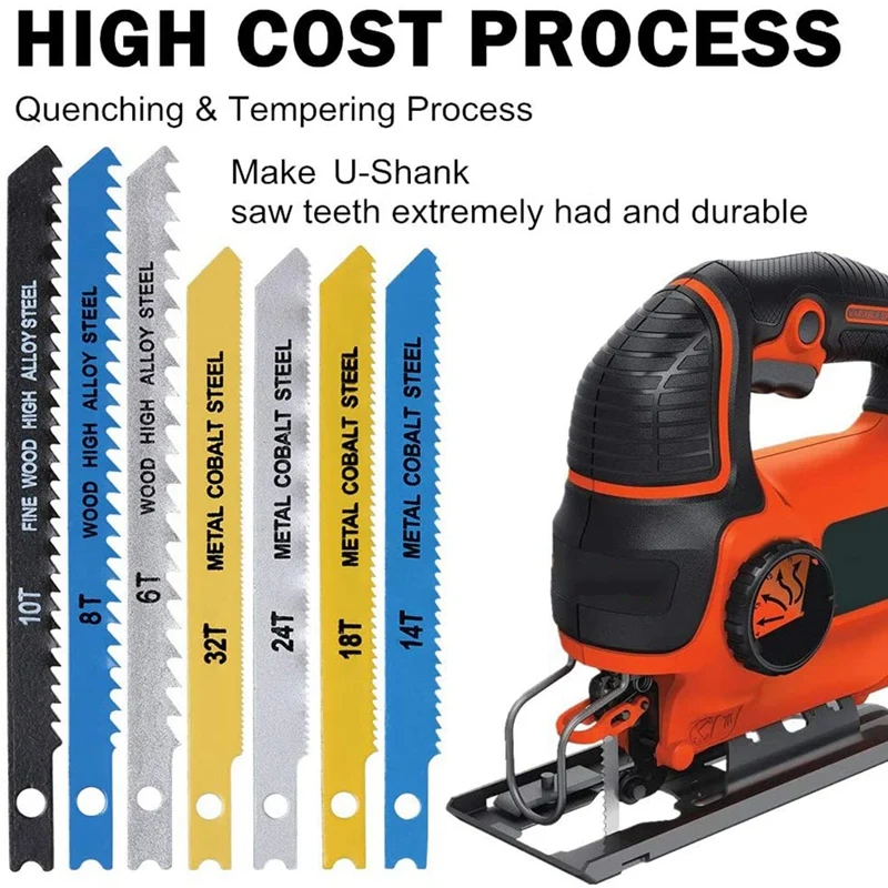 65 шт. u образное лезвие для пилы резки металла из древесно пластика используется