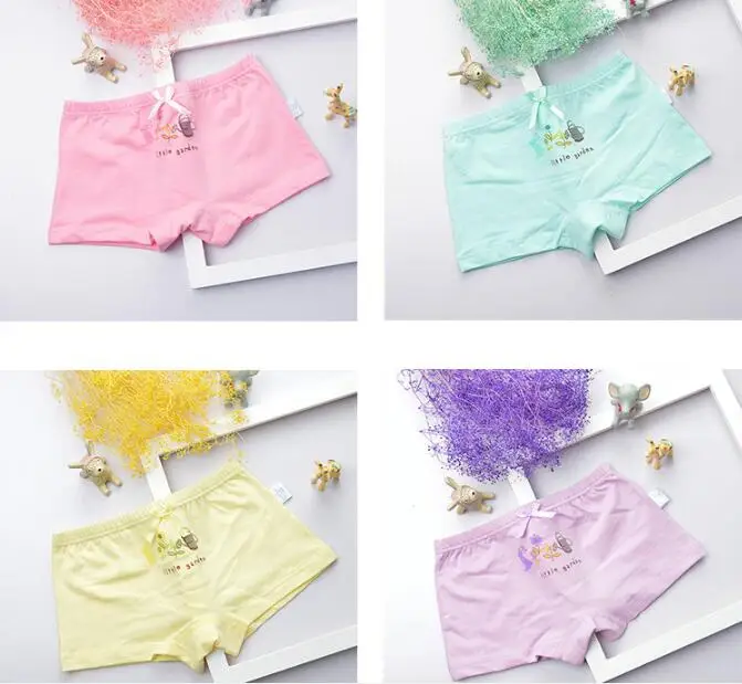 12 шт./лот детское нижнее белье для девочек с милым мультяшным рисунком детские