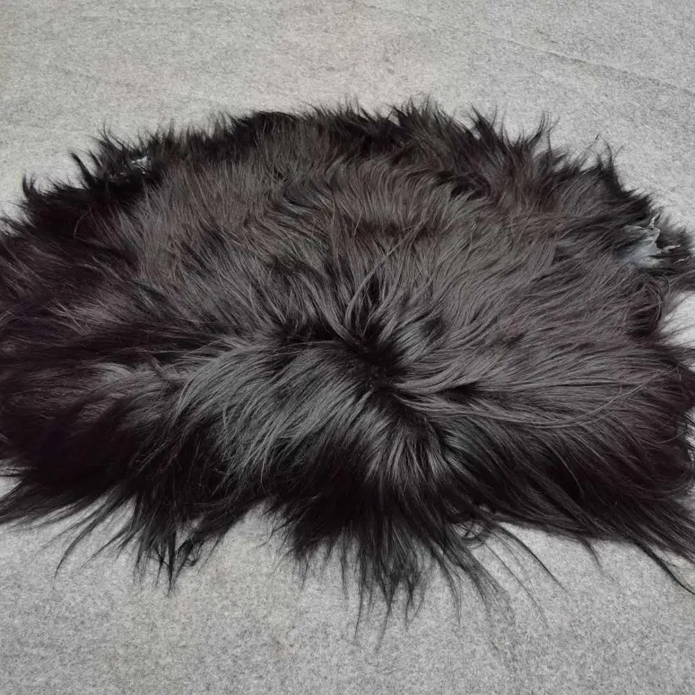 Прямые длинные волосы kidassia из Козьего Меха шкуры натурального козьего меха для