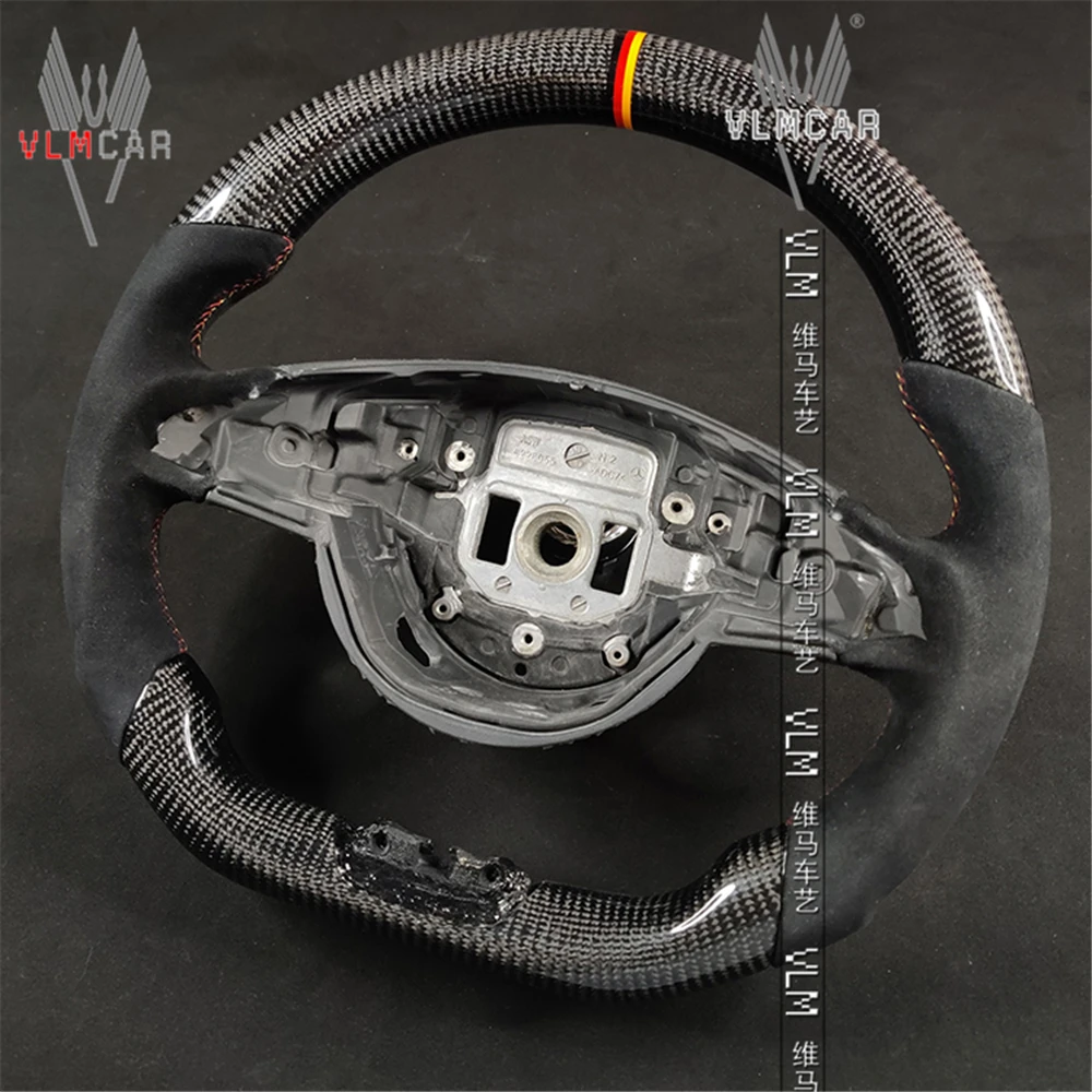 Частный изготовленный на заказ руль из углеродного волокна для c класса W205 / CLA