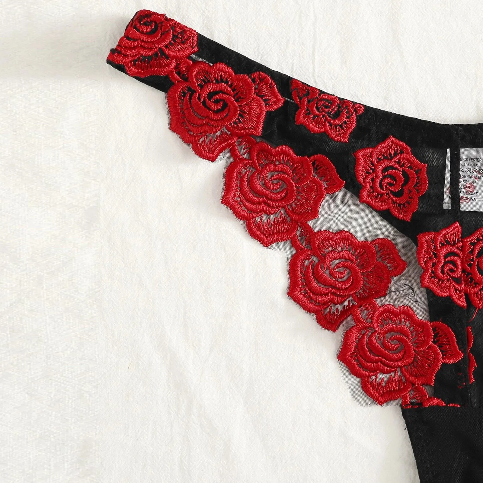 

Woman Sexy Lingerie Corset Lace Underwire Flower Hollow out Perspective Sleepwear Underwear Tops+Briefs lenceria sexy mujer E3