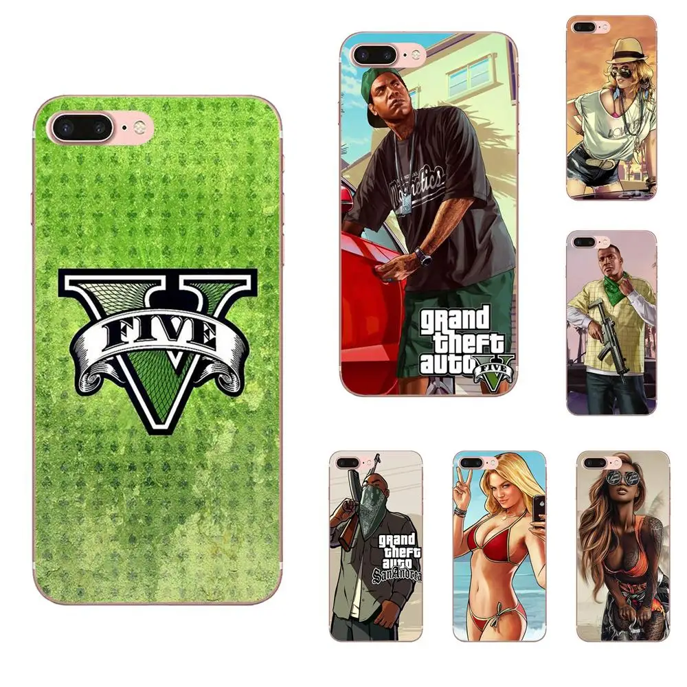 Мягкий телефон для влюбленных Grand Theft Auto Gta 5 1 Xiaomi Redmi Mi 4 7A 9T K20 CC9 CC9e Note 7 8 9 Y3 SE Pro Prime Go