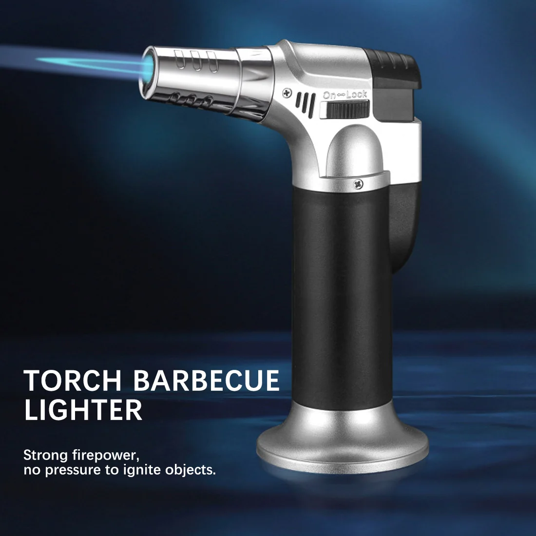 Бутановая Зажигалка шеф-повара регулируемая перезаряжаемая зажигалка с