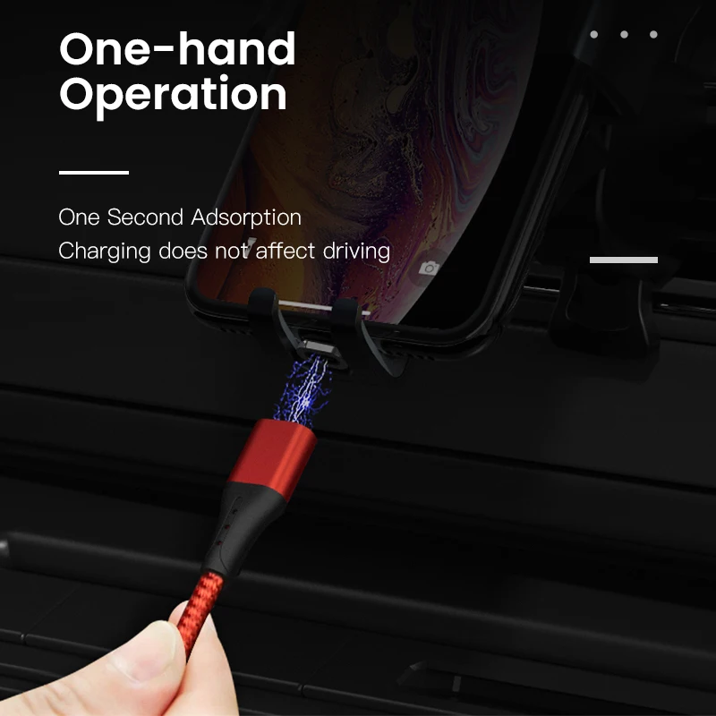 IONCT 3A Магнитный Micro Usb кабель type C QC 3 0 Быстрая Зарядка телефона Microusb магнитное