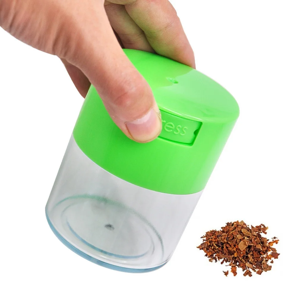 

Cigarette Case Cigarette Box Smokebox Jars for Spices Box For Spice Plastic Airtight Tank Vacuum Lighter Weed Accessories