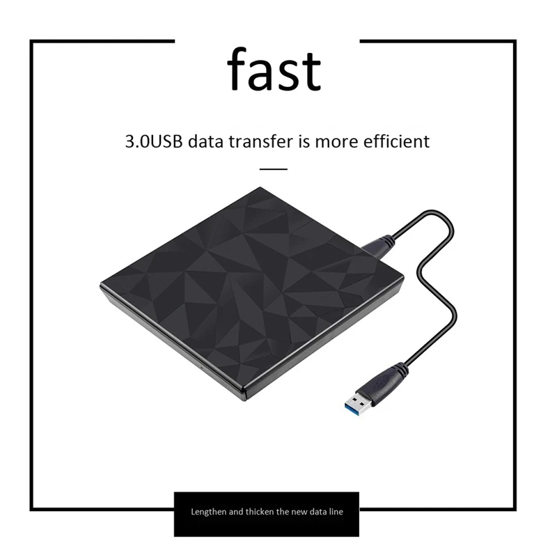 Внешний CD DVD-привод DVD-плеер USB 3 0 ультратонкий оптический привод для ноутбука Mac