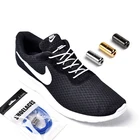 Шнурки круглые эластичные без завязывания, 1 пара, для обуви, для бега, триатлона