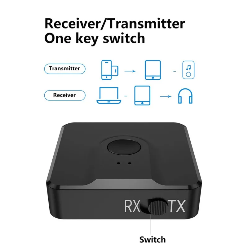 

2 in 1 Wireless Bluetooth 5.0 Receiver Adapter/Transmitter Combo USB TV Computer Applicable Car Adapter Free Dropshipping