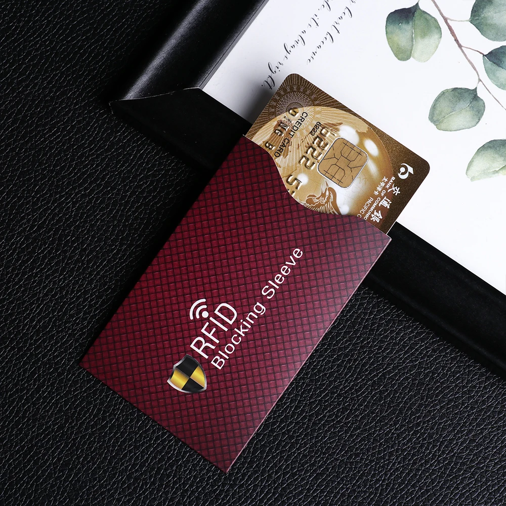 5 шт. Анти Rfid держатель для карт NFC Блокировка считыватель ID банк чехол Защита от